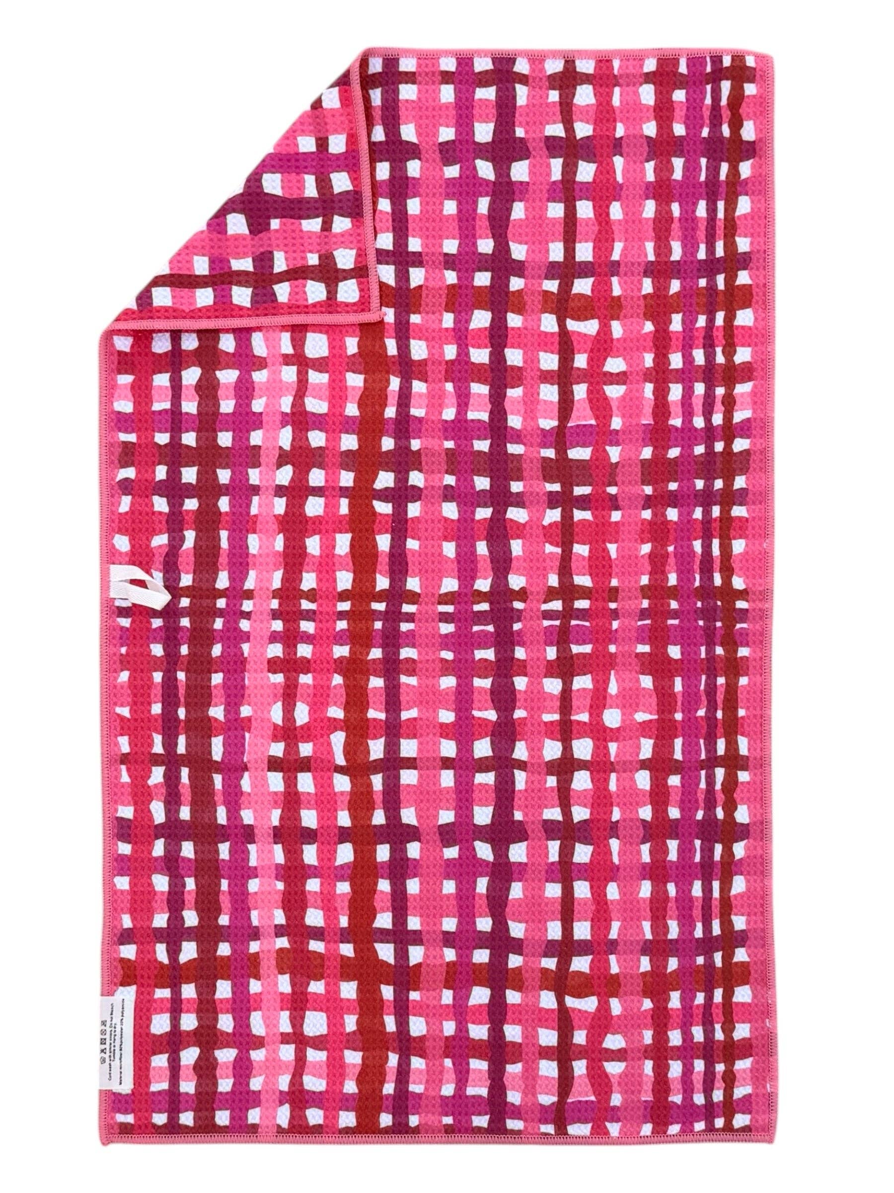 Crae: Double-Sided Hand Towel-Plaid about you-11- Gift/Home-Crae.Home-Usher & Co - Women's Boutique Located in Atoka, OK and Durant, OK