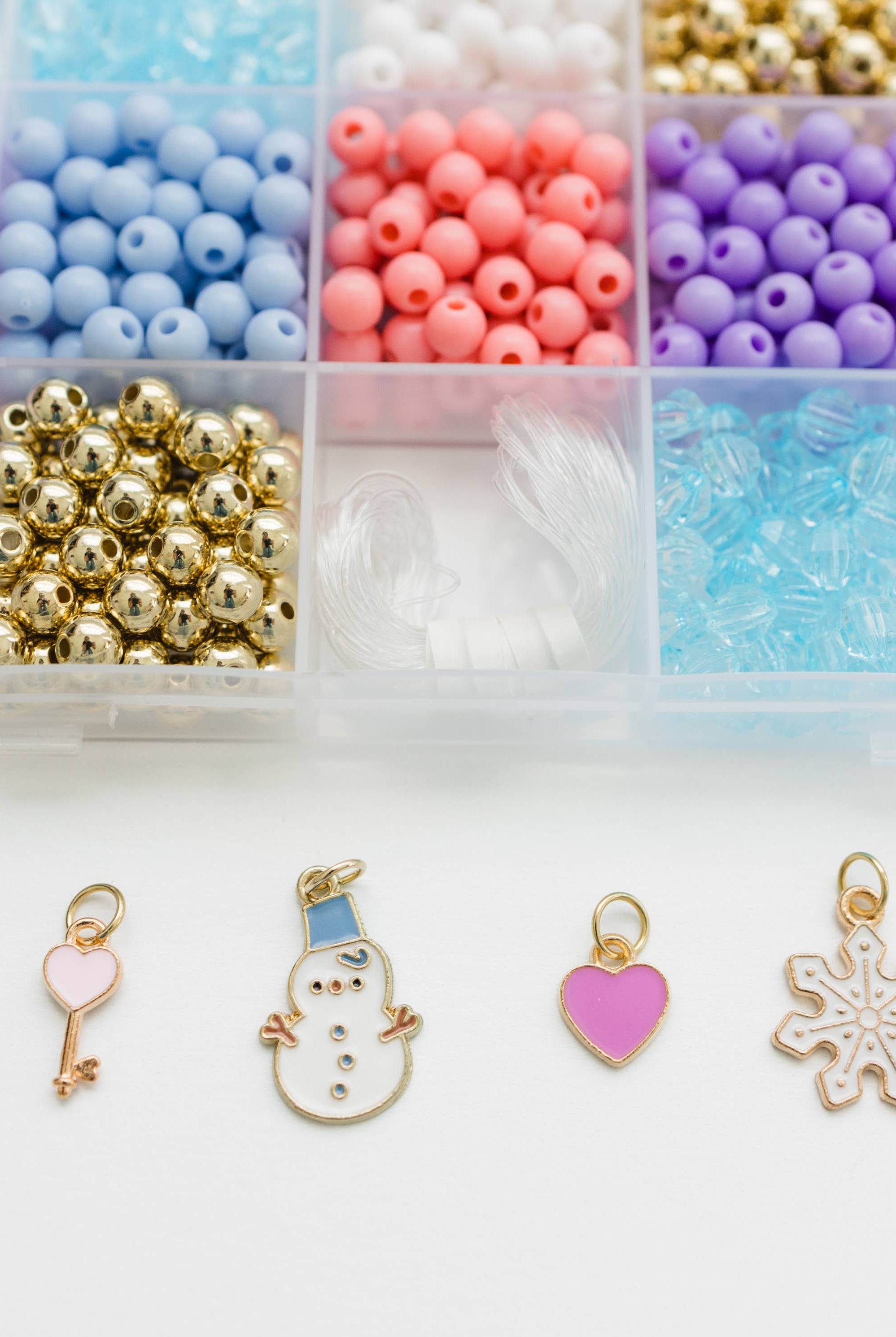 Winter Wonderland Stretchy Bracelet Kit -11- Gift/Home-Stacked Sweetly-Usher & Co - Women's Boutique Located in Atoka, OK and Durant, OK