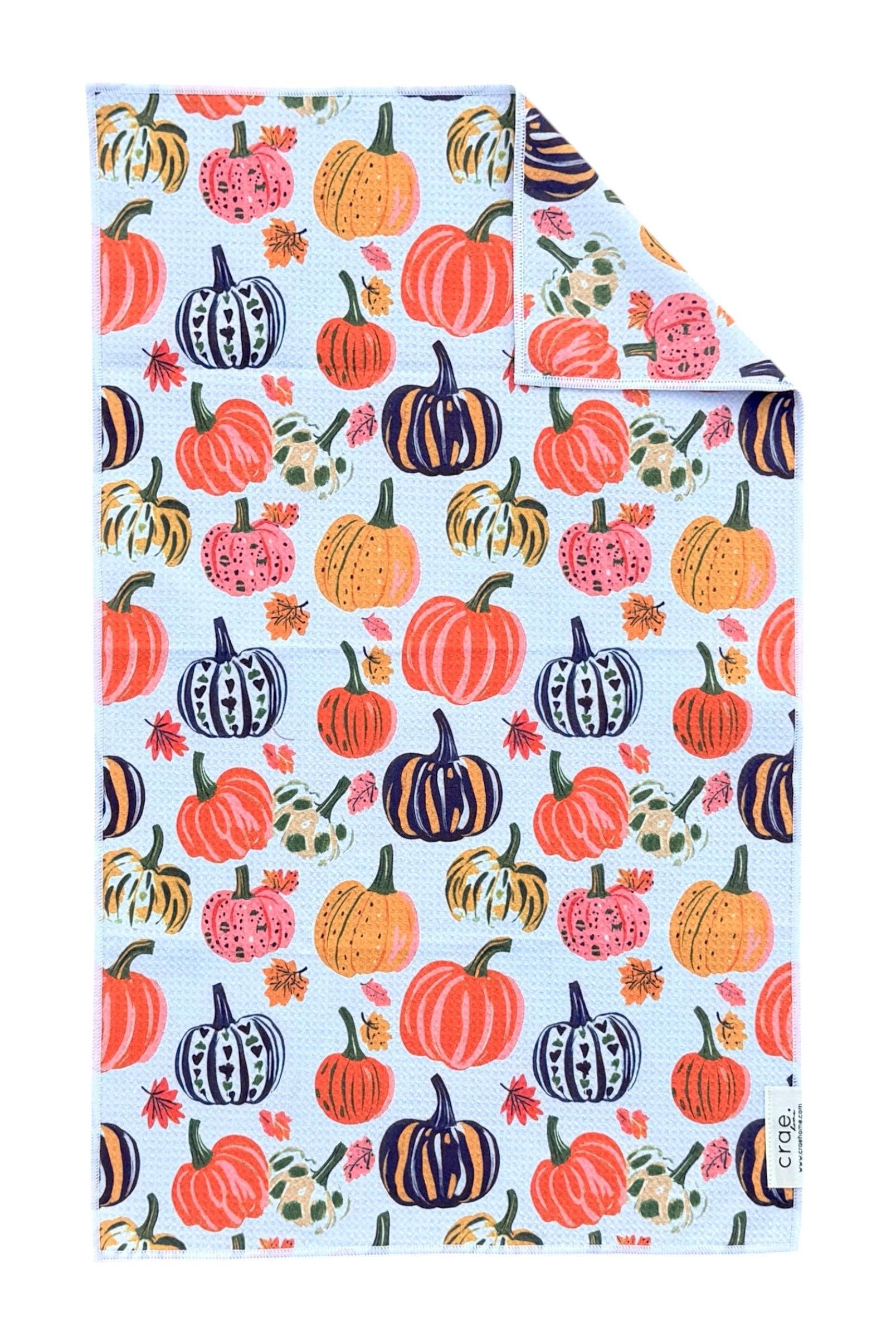 Oh My Gourd!: Double-Sided Hand Towel-11- Gift/Home-Crae.Home-Usher & Co - Women's Boutique Located in Atoka, OK and Durant, OK