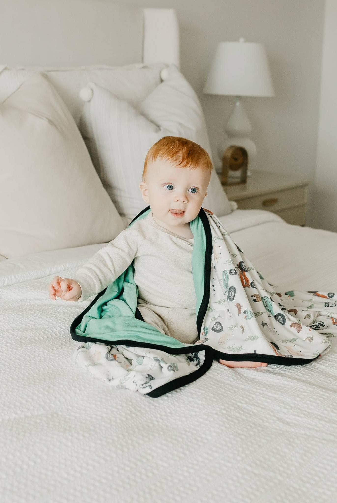 Copper Pearl: Three-Layer Quilt - Jo-12- Baby/Kids/Men-Copper Pearl-Usher & Co - Women's Boutique Located in Atoka, OK and Durant, OK