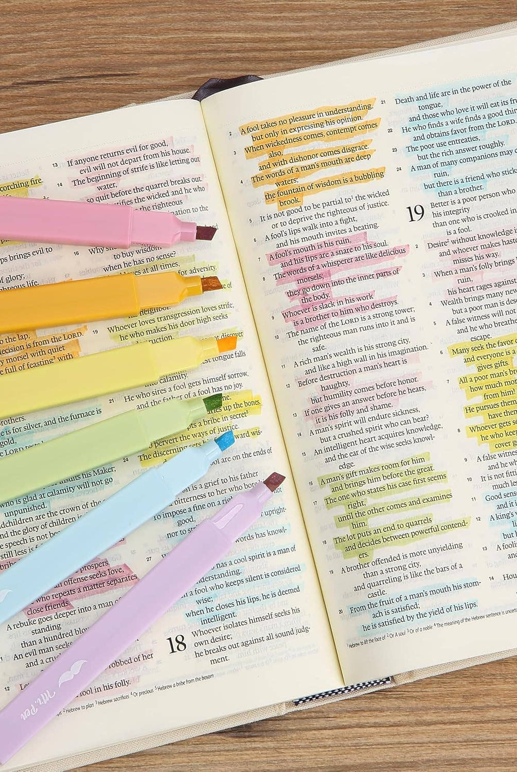 Bible Safe Pastel Highlighters Set-11- Gift/Home-Mr. Pen-Usher & Co - Women's Boutique Located in Atoka, OK and Durant, OK
