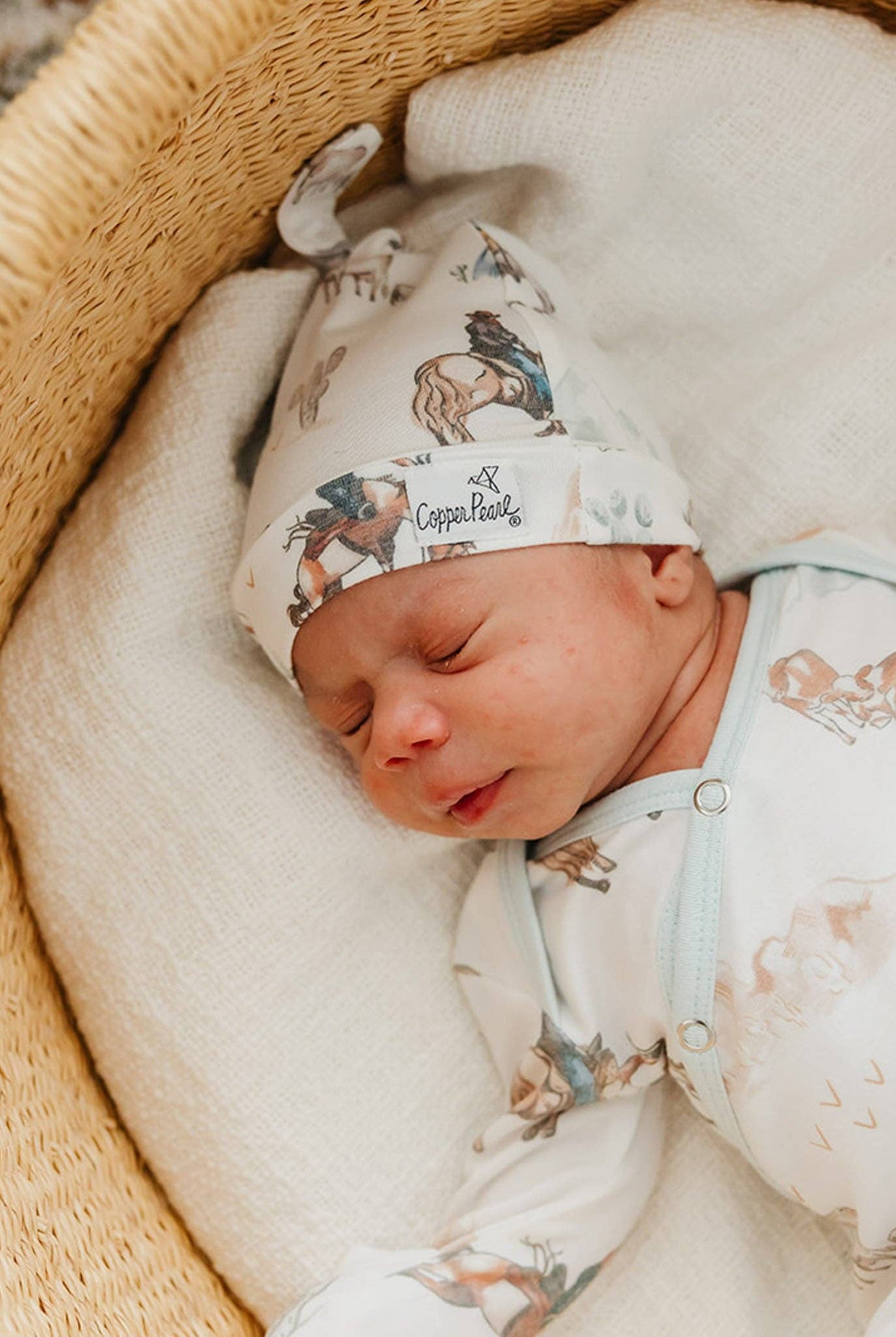 Copper Pearl: Top Knot Hat - Boone-12- Baby/Kids/Men-Copper Pearl-Usher & Co - Women's Boutique Located in Atoka, OK and Durant, OK