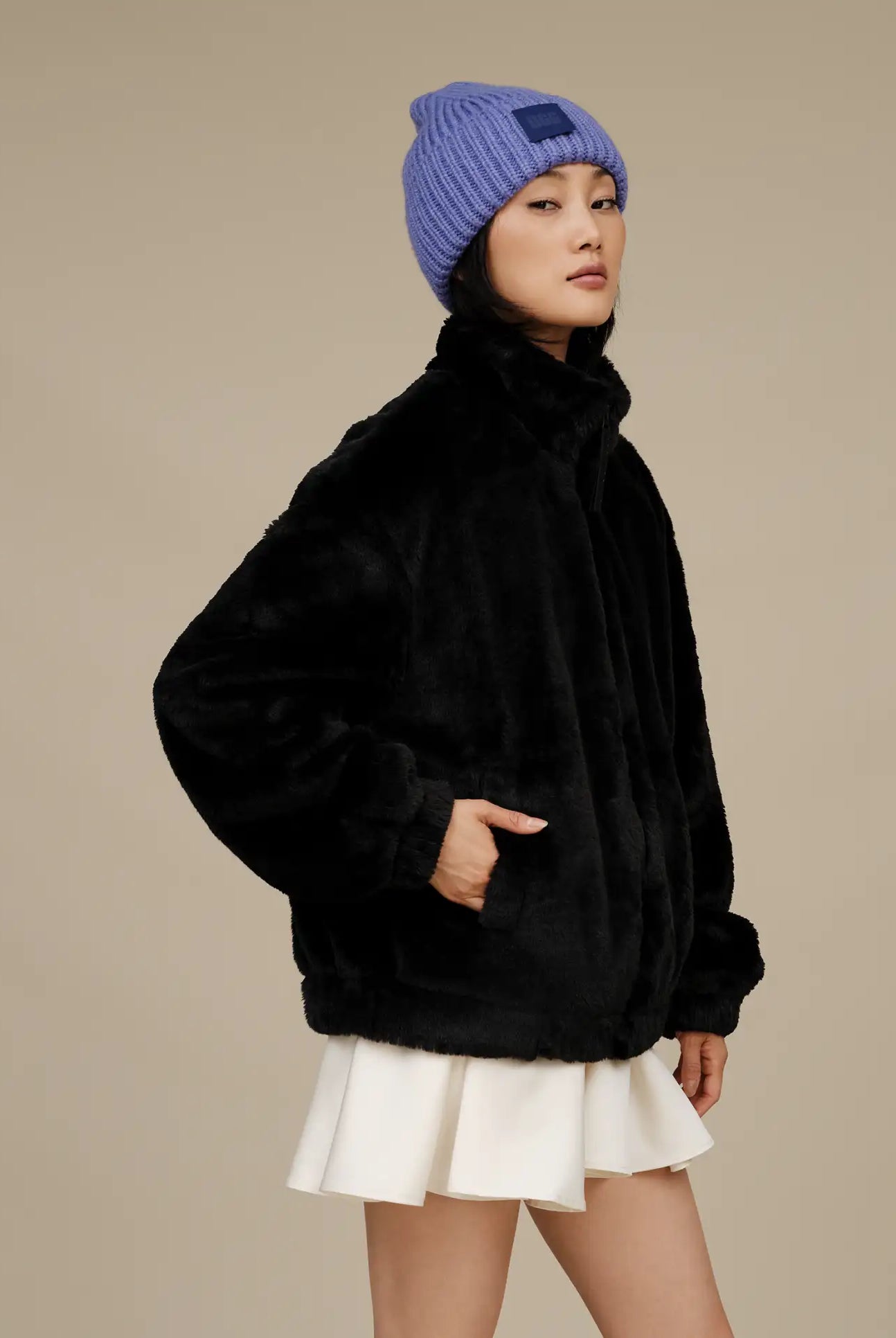 UGG: Tash Faux Fur Jacket-Black-2- Tops Over-UGG-Usher & Co - Women's Boutique Located in Atoka, OK and Durant, OK