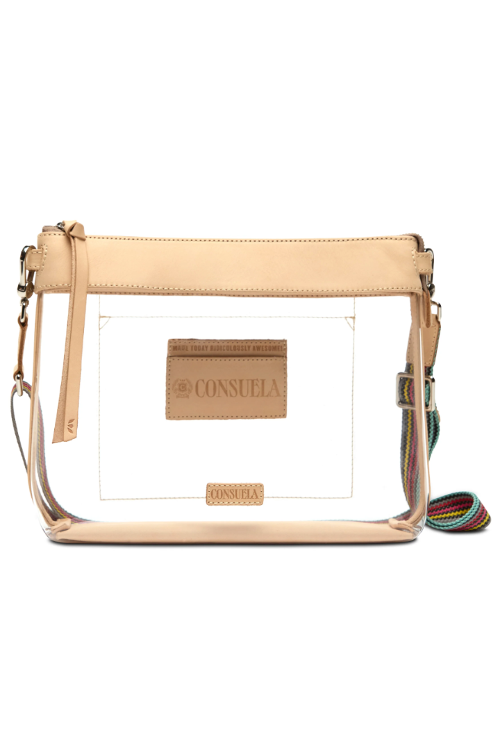 Consuela: Downtown Crossbody - Clear Diego-10- Bags/Wallets-CONSUELA-Usher & Co - Women's Boutique Located in Atoka, OK and Durant, OK