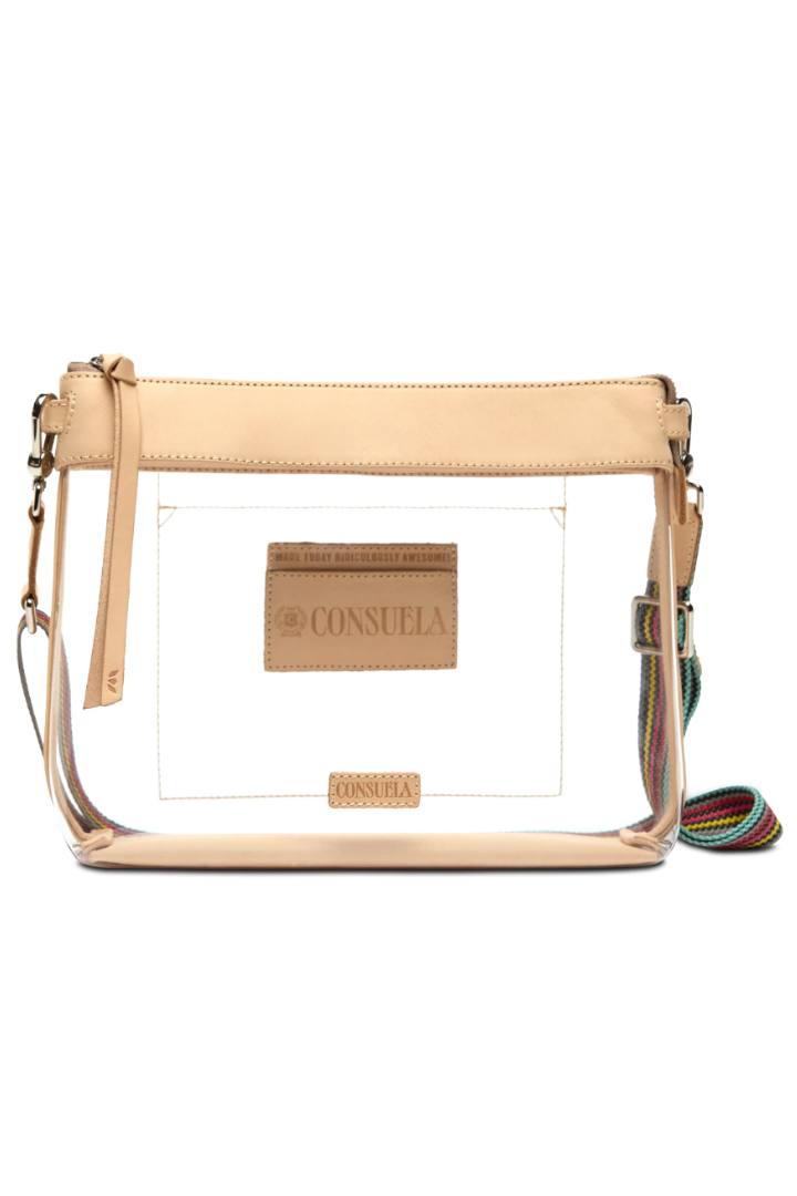 Consuela: Downtown Crossbody - Clear Diego-10- Bags/Wallets-CONSUELA-Usher & Co - Women's Boutique Located in Atoka, OK and Durant, OK