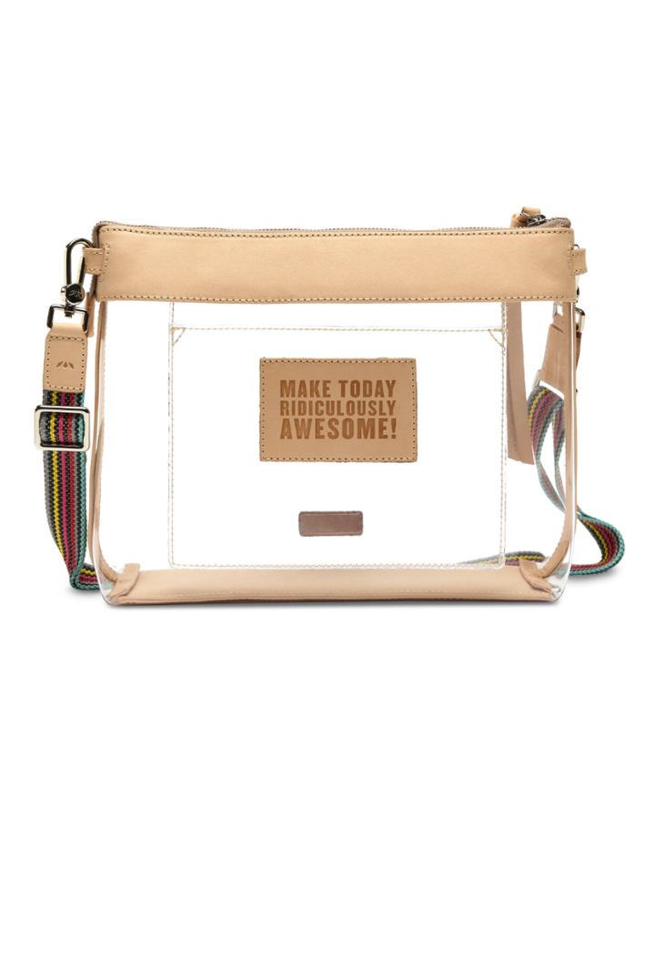 Consuela: Downtown Crossbody - Clear Diego-10- Bags/Wallets-CONSUELA-Usher & Co - Women's Boutique Located in Atoka, OK and Durant, OK