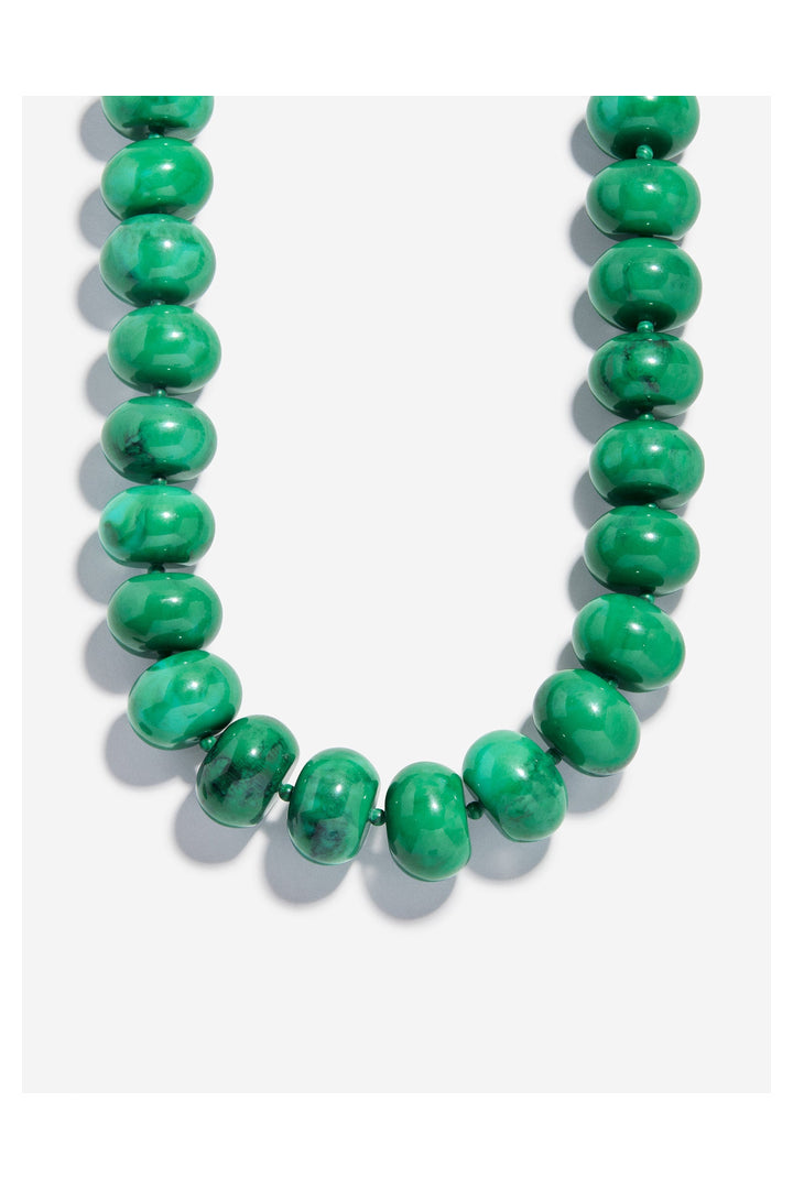 Baublebar: Joan Semi-Precious Necklace - Malachite-7- Jewelry-Baublebar-Usher & Co - Women's Boutique Located in Atoka, OK and Durant, OK