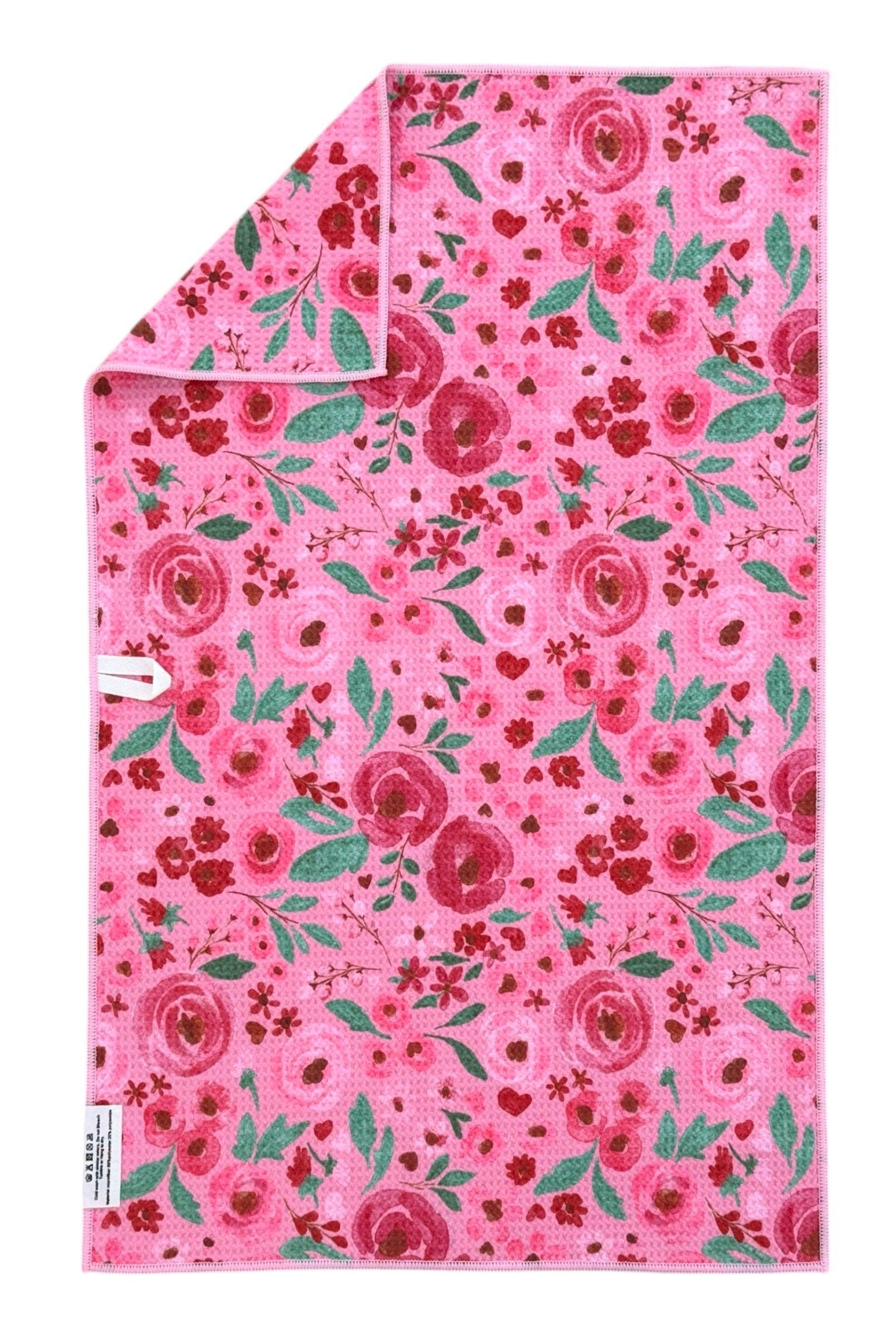 Crae: Double-Sided Hand Towel-Lush Blooms-11- Gift/Home-Crae.Home-Usher & Co - Women's Boutique Located in Atoka, OK and Durant, OK