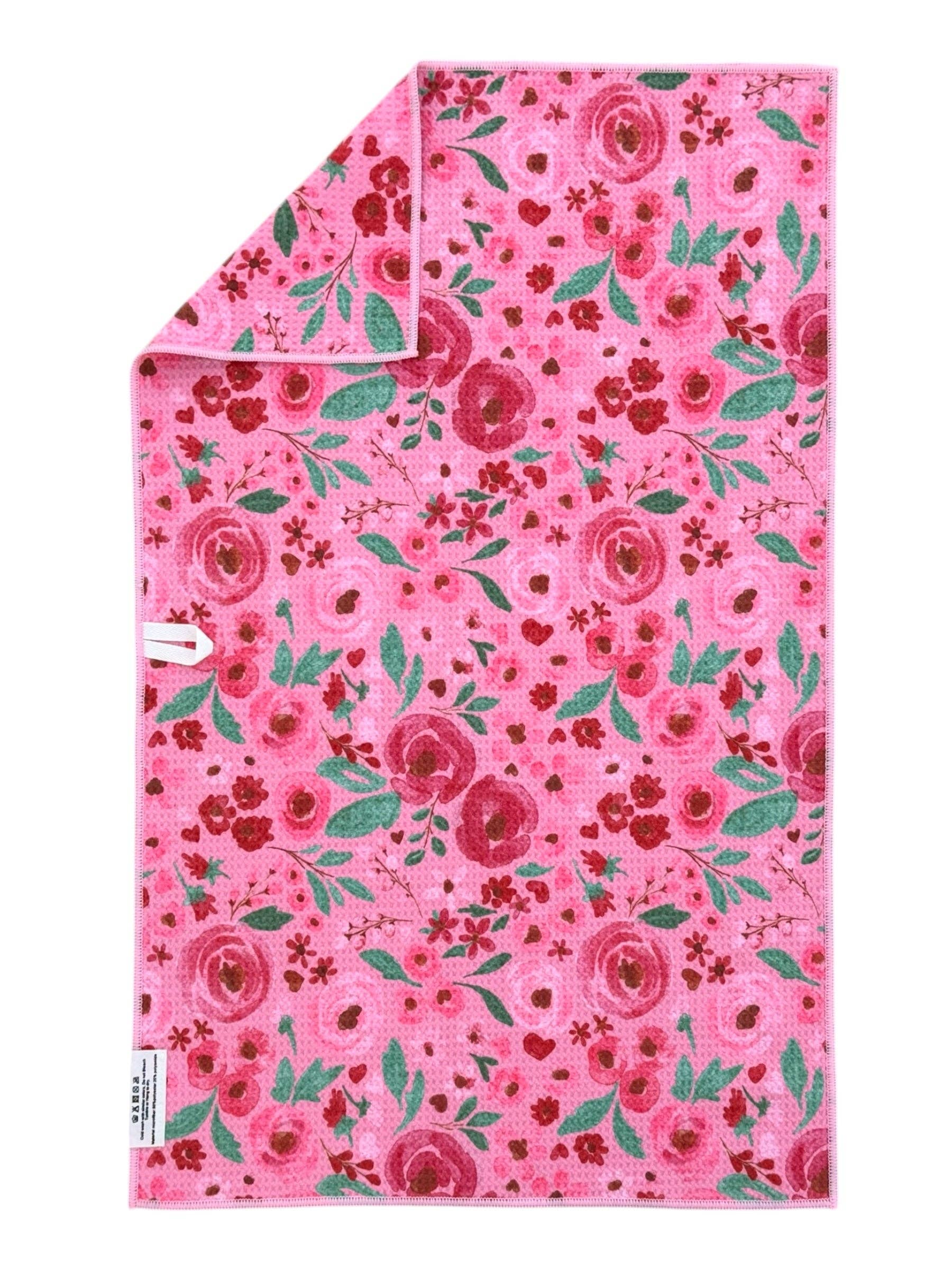Crae: Double-Sided Hand Towel-Lush Blooms-11- Gift/Home-Crae.Home-Usher & Co - Women's Boutique Located in Atoka, OK and Durant, OK