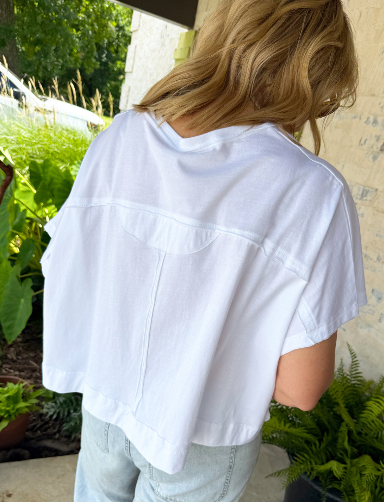 The Donna Tee-1- Tops-Zenana-Usher & Co - Women's Boutique Located in Atoka, OK and Durant, OK