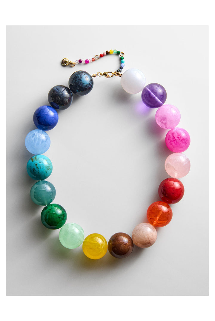 Baublebar: Jane Beaded Necklace - Rainbow-7- Jewelry-Baublebar-Usher & Co - Women's Boutique Located in Atoka, OK and Durant, OK