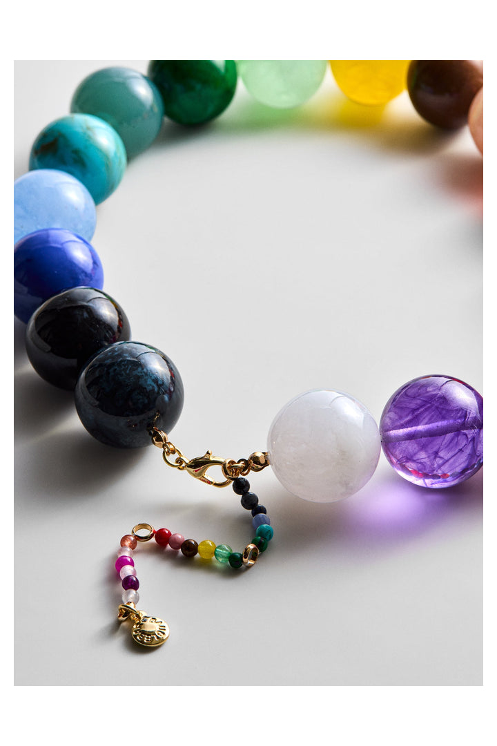 Baublebar: Jane Beaded Necklace - Rainbow-7- Jewelry-Baublebar-Usher & Co - Women's Boutique Located in Atoka, OK and Durant, OK
