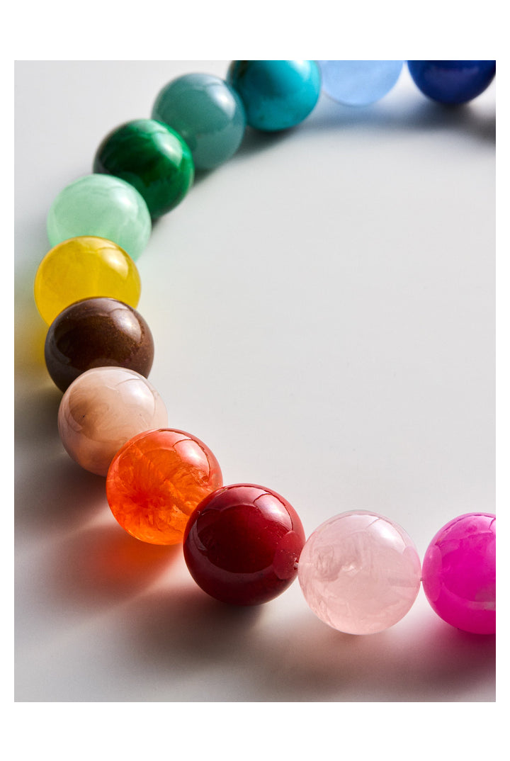 Baublebar: Jane Beaded Necklace - Rainbow-7- Jewelry-Baublebar-Usher & Co - Women's Boutique Located in Atoka, OK and Durant, OK