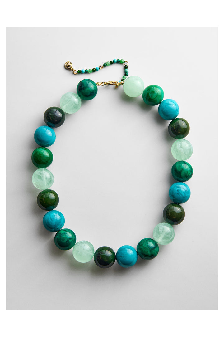Baublebar: Jane Beaded Necklace - Blue Multi-7- Jewelry-Baublebar-Usher & Co - Women's Boutique Located in Atoka, OK and Durant, OK