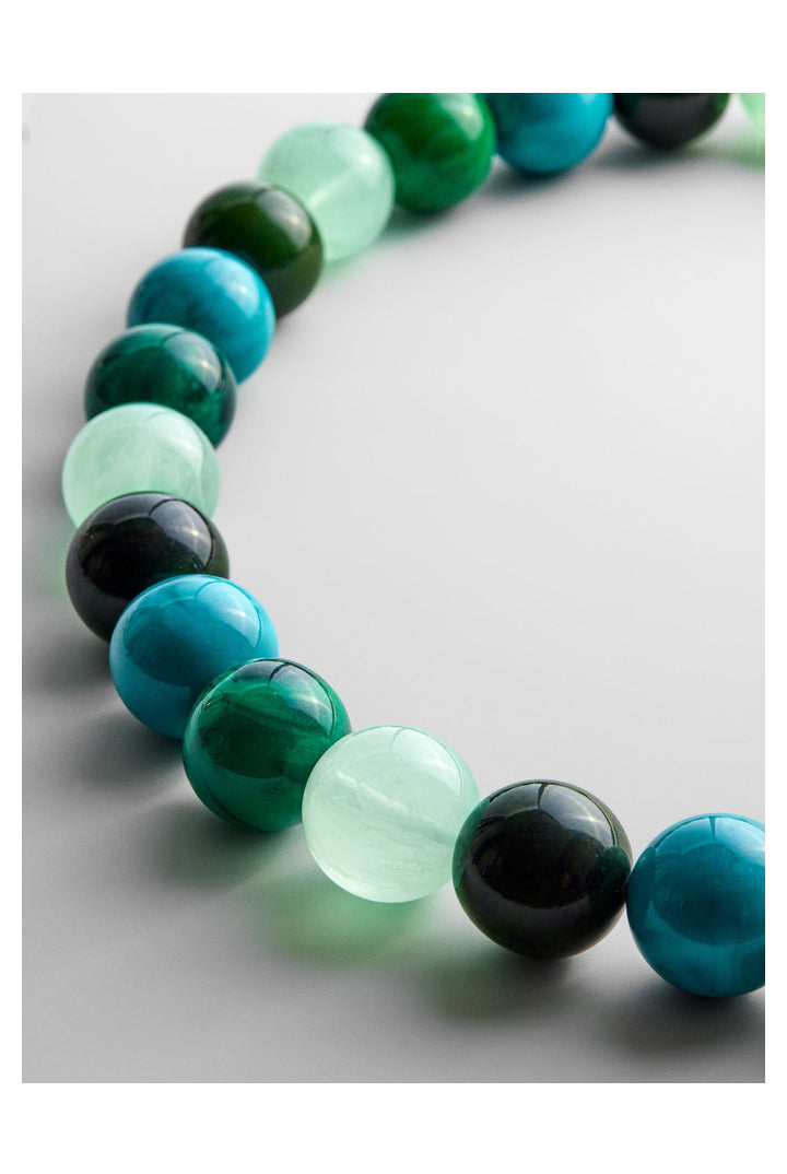 Baublebar: Jane Beaded Necklace - Blue Multi-7- Jewelry-Baublebar-Usher & Co - Women's Boutique Located in Atoka, OK and Durant, OK