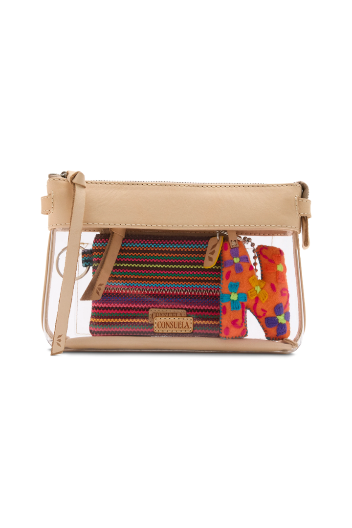 Consuela: Midtown Crossbody - Clear Diego-10- Bags/Wallets-CONSUELA-Usher & Co - Women's Boutique Located in Atoka, OK and Durant, OK