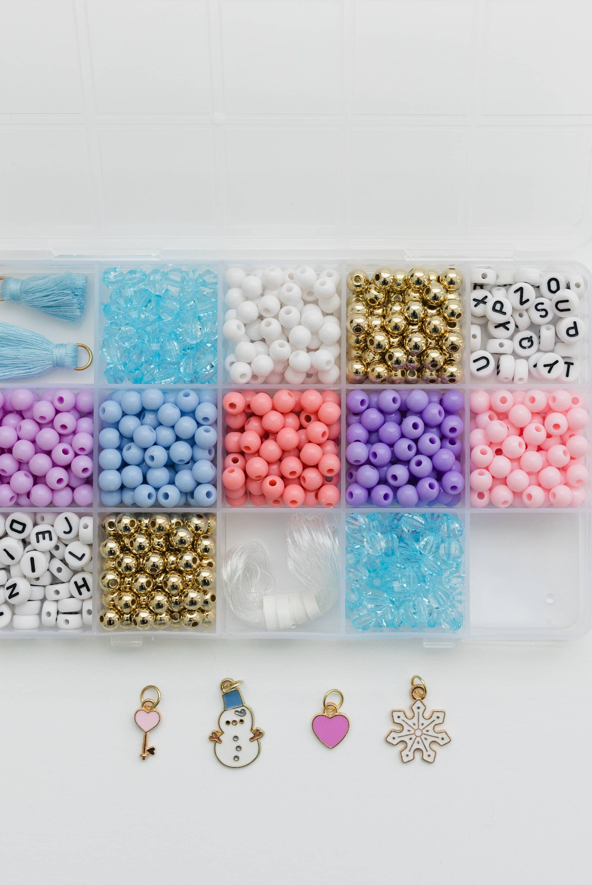 Winter Wonderland Stretchy Bracelet Kit -11- Gift/Home-Stacked Sweetly-Usher & Co - Women's Boutique Located in Atoka, OK and Durant, OK