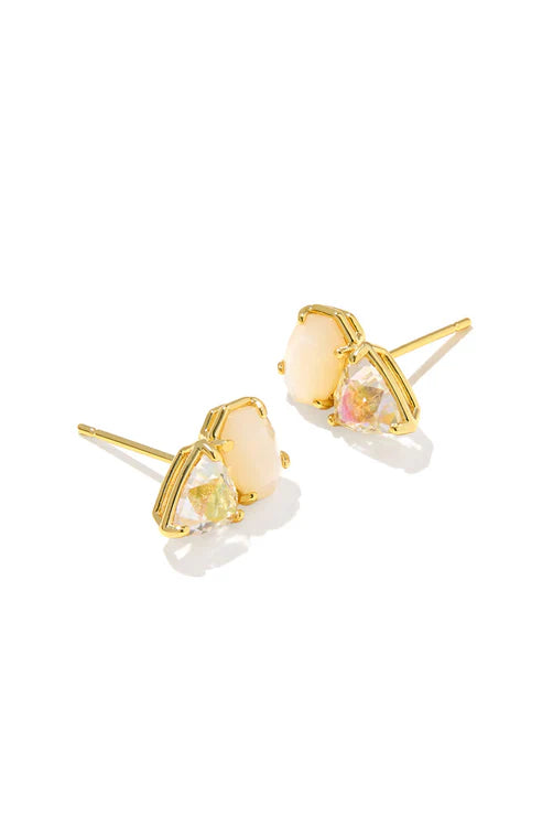 Kendra Scott: Tatum Stud Earrings-Gold Neutral Mix-7- Jewelry-KENDRA SCOTT-Usher & Co - Women's Boutique Located in Atoka, OK and Durant, OK