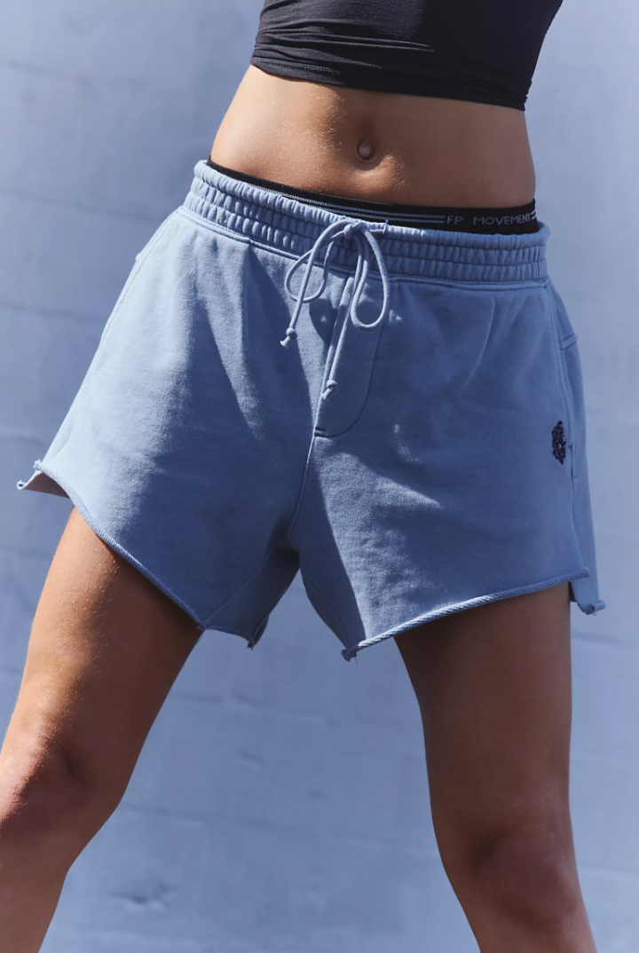 FP Movement: Knockout Short-Dark Slate-4- Bottoms-Free People Movement-Usher & Co - Women's Boutique Located in Atoka, OK and Durant, OK