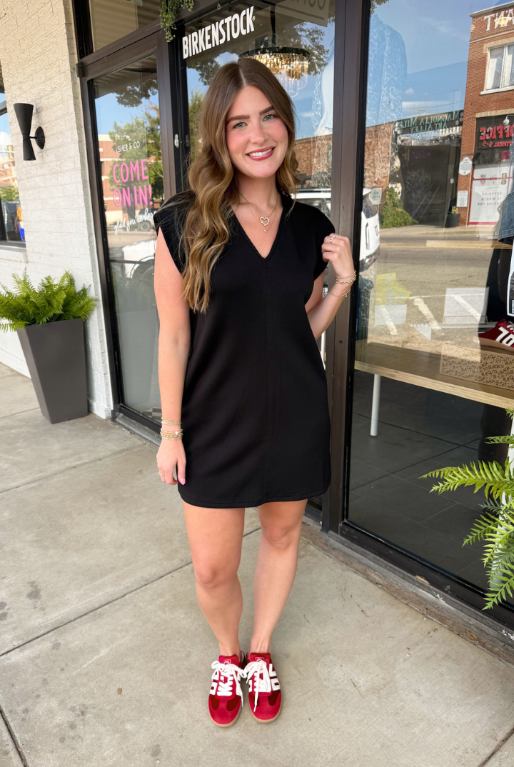 Chic Shift Dress-6- Dress/Romp/Jump-ENTRO-Usher & Co - Women's Boutique Located in Atoka, OK and Durant, OK