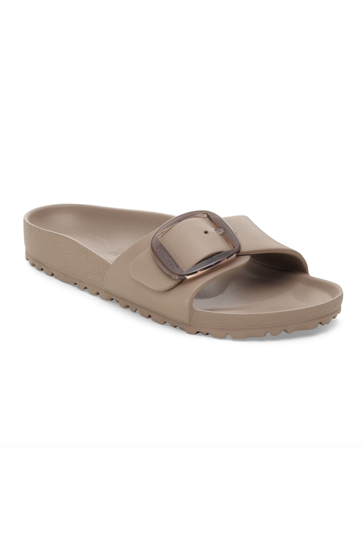 Birkenstock: Madrid Big Buckle Eva - Gray Taupe N-9- Shoes-Birkenstock-Usher & Co - Women's Boutique Located in Atoka, OK and Durant, OK