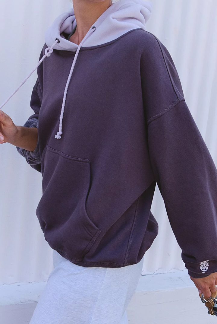 FP Movement: Final Call Colorblock Hoodie-Eclipse Combo-1- Tops-Free People Movement-Usher & Co - Women's Boutique Located in Atoka, OK and Durant, OK