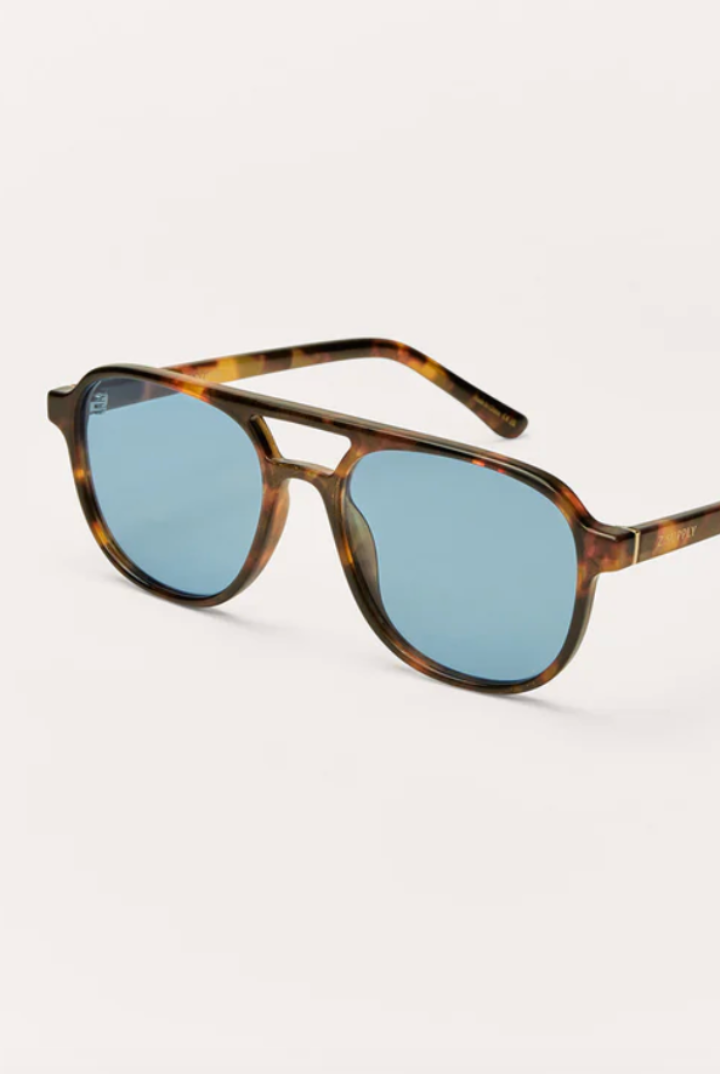 Z Supply: Tourist Tort-Blue Polarized-8- Accessory-ZSupply Eyewear-Usher & Co - Women's Boutique Located in Atoka, OK and Durant, OK
