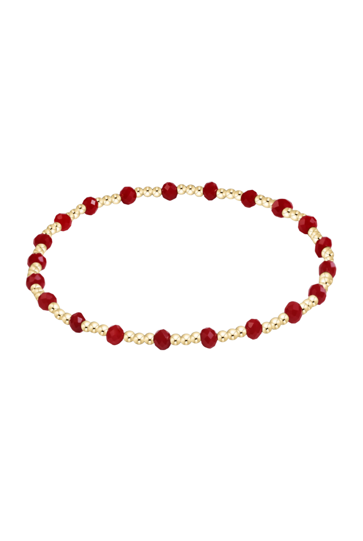 enewton: Gameday Flirty Sincerity Bracelet-Crimson-7- Jewelry-ENEWTON-Usher & Co - Women's Boutique Located in Atoka, OK and Durant, OK