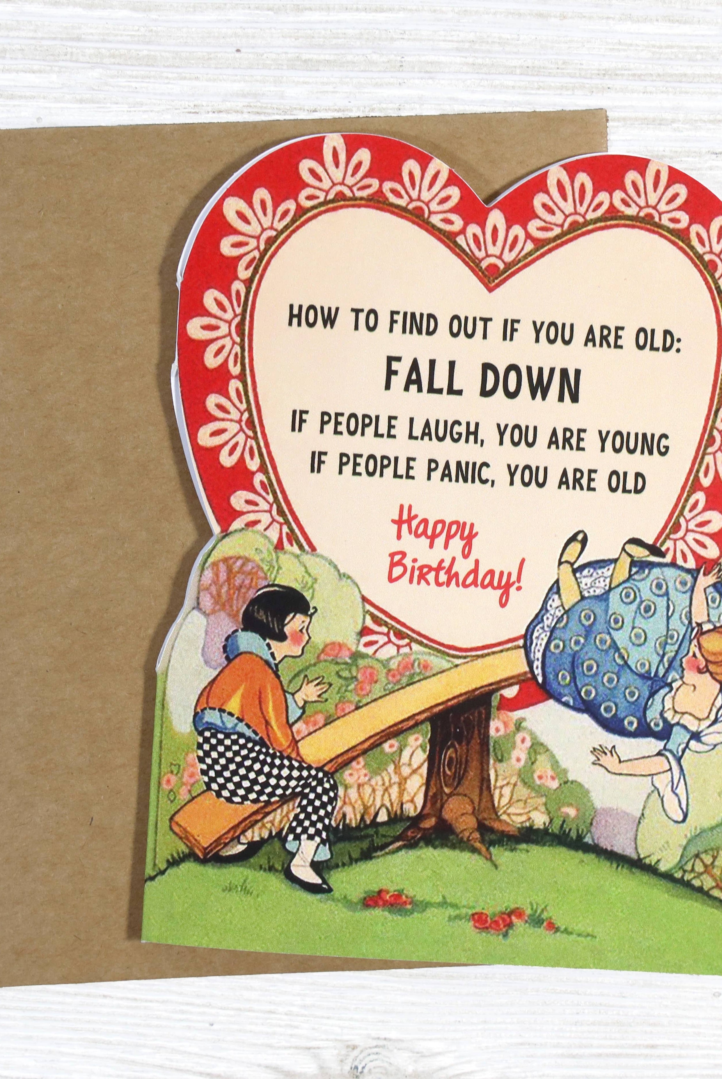 How to Find Out if You Are Old - Funny Birthday Card-11- Gift/Home-Bad Betty Greeting Co.-Usher & Co - Women's Boutique Located in Atoka, OK and Durant, OK