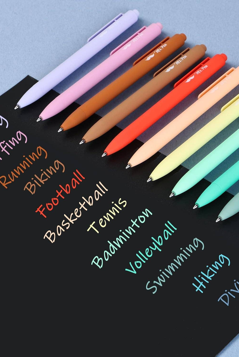 Cute 12-Pack Retractable Gel Pens with Colored Ink-11- Gift/Home-Mr. Pen-Usher & Co - Women's Boutique Located in Atoka, OK and Durant, OK