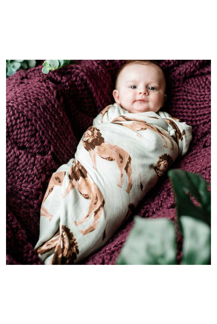 Milkbarn: Organic Swaddle - Vintage Balloons-12- Baby/Kids/Men-Milkbarn-Usher & Co - Women's Boutique Located in Atoka, OK and Durant, OK