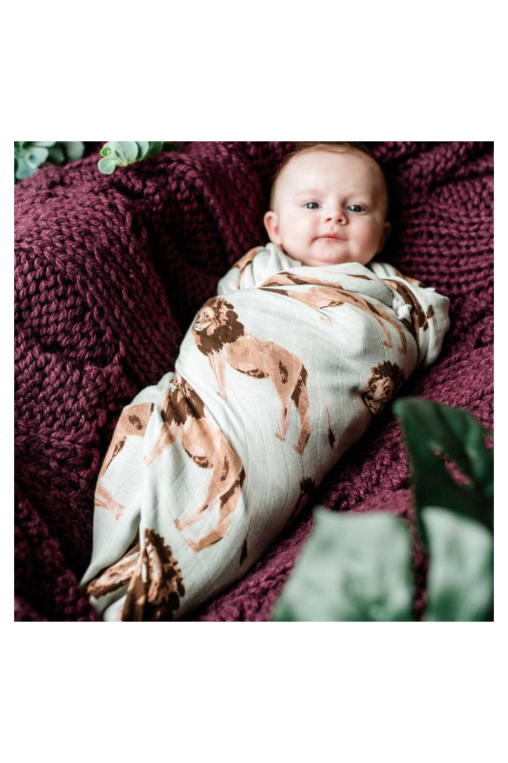 Milkbarn: Organic Swaddle - Vintage Balloons-12- Baby/Kids/Men-Milkbarn-Usher & Co - Women's Boutique Located in Atoka, OK and Durant, OK