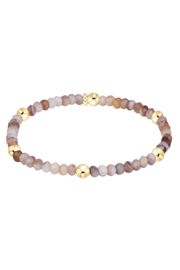 enewton: Presence Gemstone 4mm Bracelet-Totswana Agate-7- Jewelry-ENEWTON-Usher & Co - Women's Boutique Located in Atoka, OK and Durant, OK