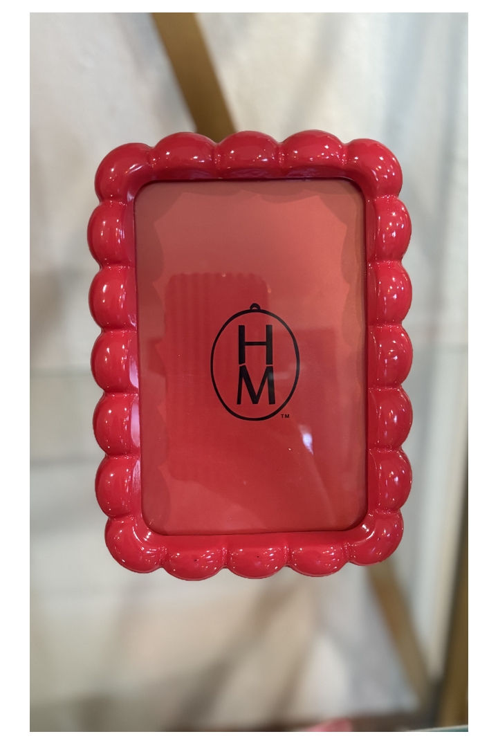 Scalloped Photo Frame-11- Gift/Home-Hazel Mazel-Usher & Co - Women's Boutique Located in Atoka, OK and Durant, OK