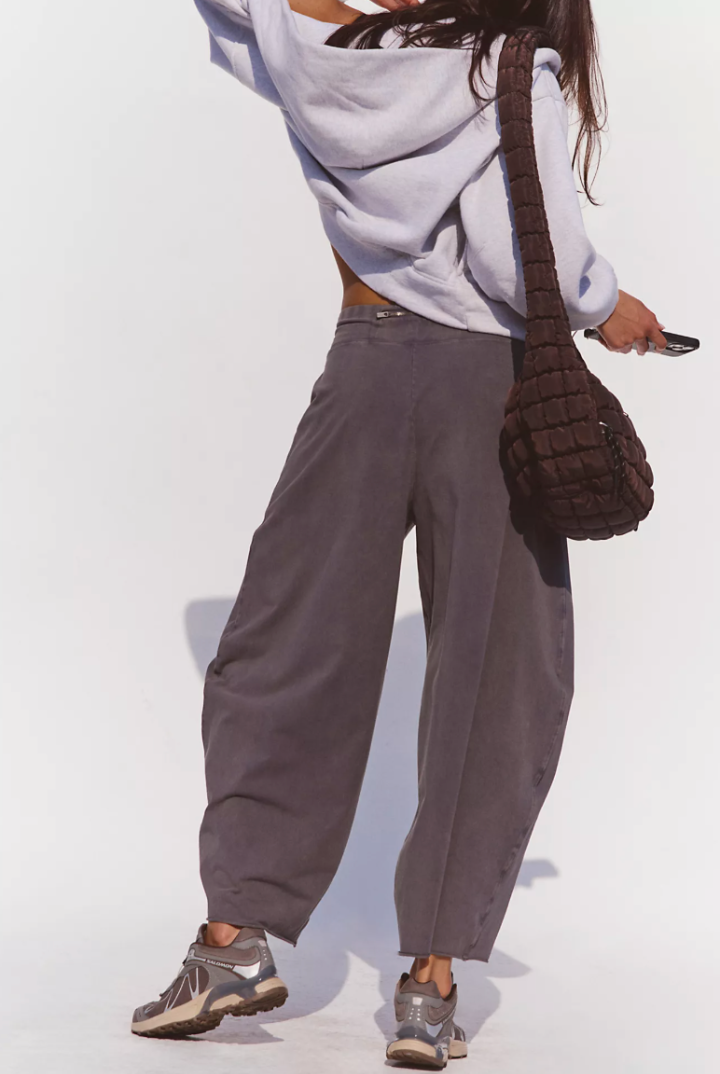 Free People Movement: Hot Shot Easy Pant - Vintage Black-4- Bottoms-Free People Movement-Usher & Co - Women's Boutique Located in Atoka, OK and Durant, OK