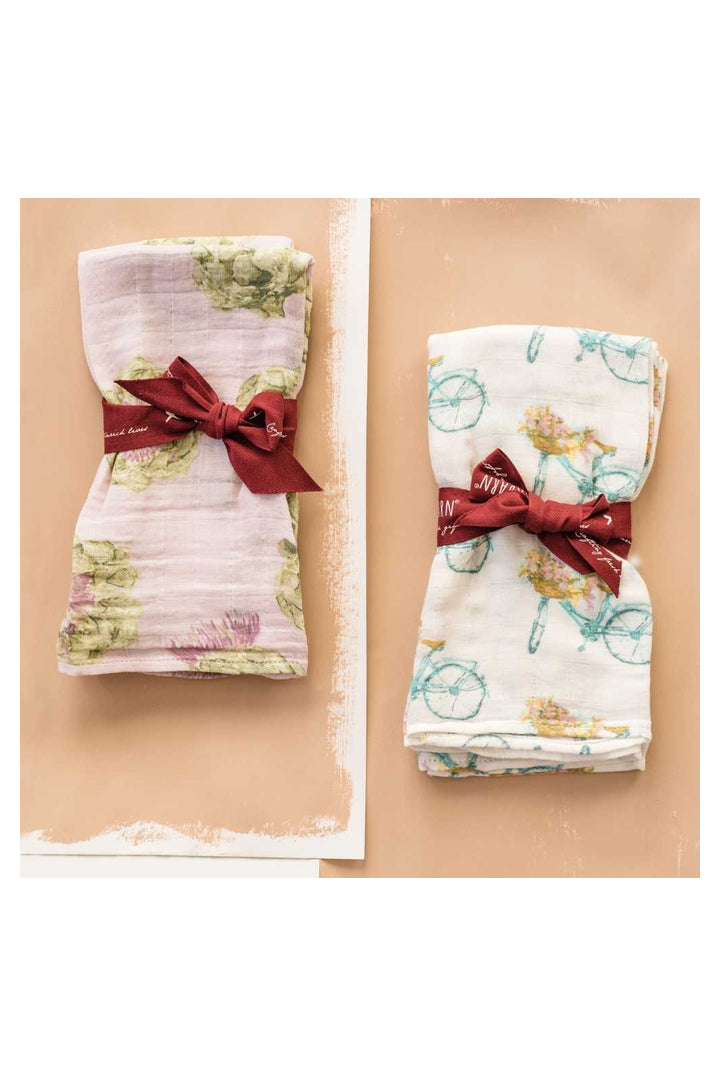 Milkbarn: Organic Burp Cloths - Grasshopper-12- Baby/Kids/Men-Milkbarn-Usher & Co - Women's Boutique Located in Atoka, OK and Durant, OK