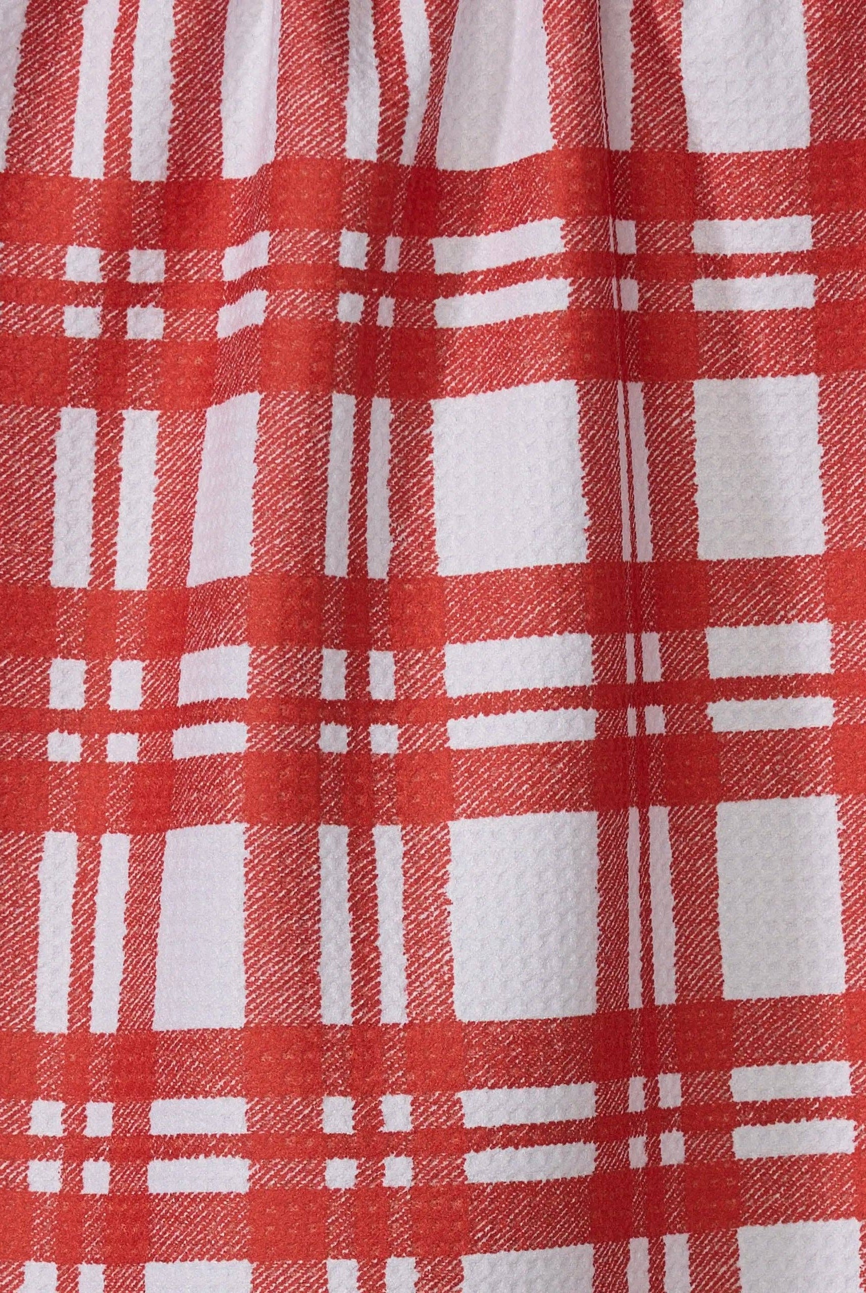 GEOMETRY: Tartan Tea Towel-11- Gift/Home-Geometry-Usher & Co - Women's Boutique Located in Atoka, OK and Durant, OK