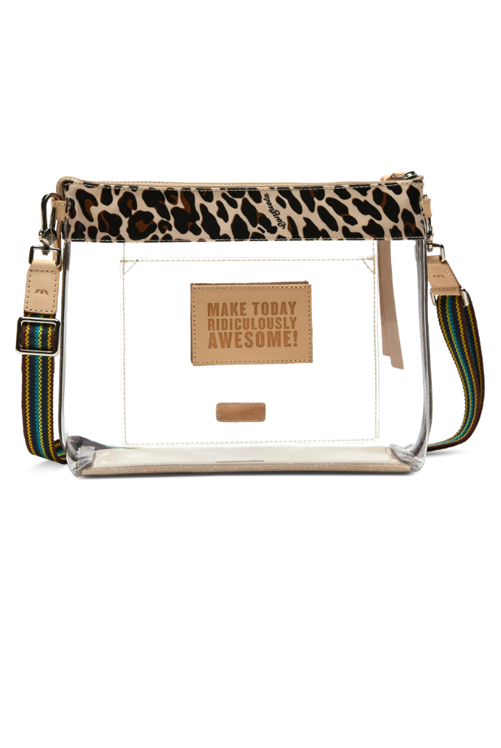 Consuela: Downtown Crossbody - Clear Mona-10- Bags/Wallets-CONSUELA-Usher & Co - Women's Boutique Located in Atoka, OK and Durant, OK