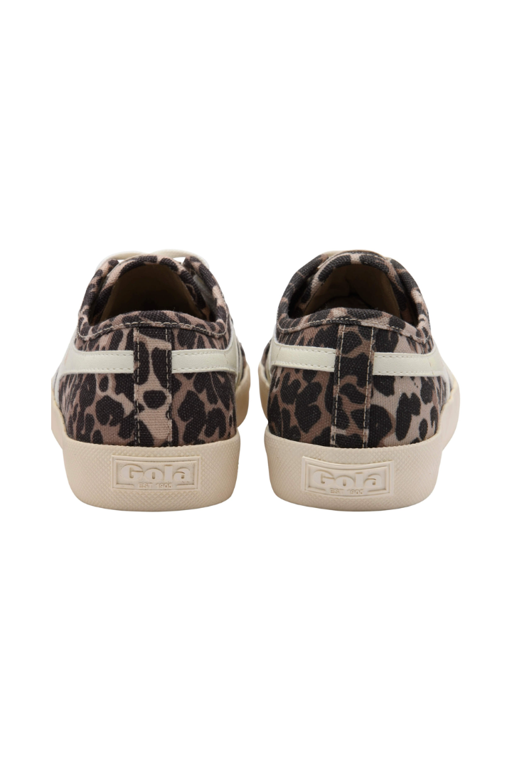 Gola: Coaster Leopard Trainer- Tan/Off White-9- Shoes-GOLA-Usher & Co - Women's Boutique Located in Atoka, OK and Durant, OK