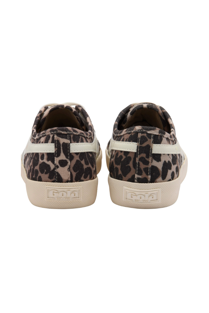 Gola: Coaster Leopard Trainer- Tan/Off White-9- Shoes-GOLA-Usher & Co - Women's Boutique Located in Atoka, OK and Durant, OK