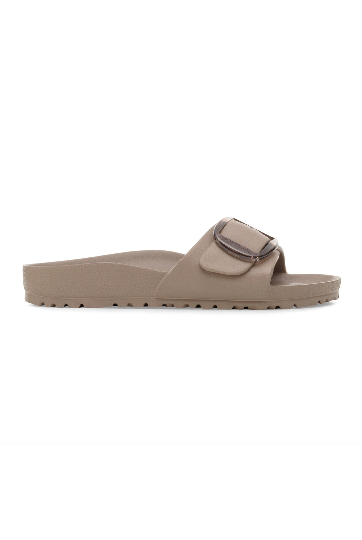 Birkenstock: Madrid Big Buckle Eva - Gray Taupe N-9- Shoes-Birkenstock-Usher & Co - Women's Boutique Located in Atoka, OK and Durant, OK