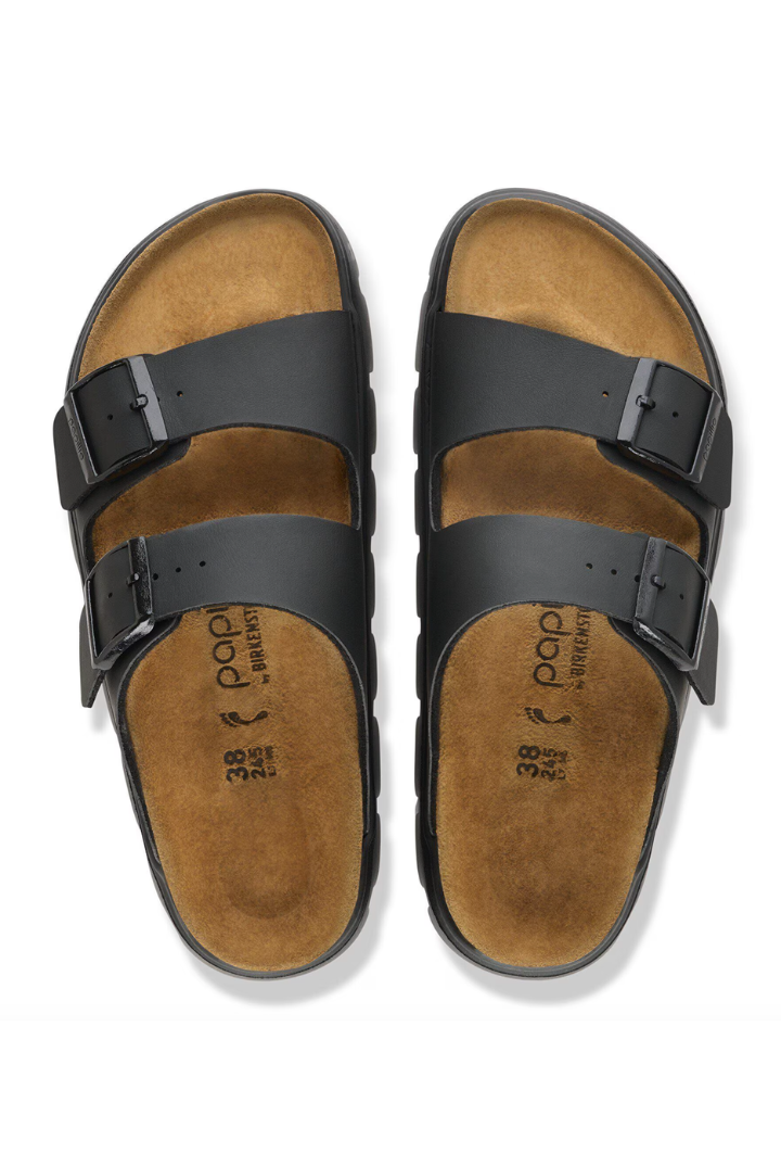 Birkenstock: Arizona Chunky Birko Flor-Black-9- Shoes-Birkenstock-Usher & Co - Women's Boutique Located in Atoka, OK and Durant, OK