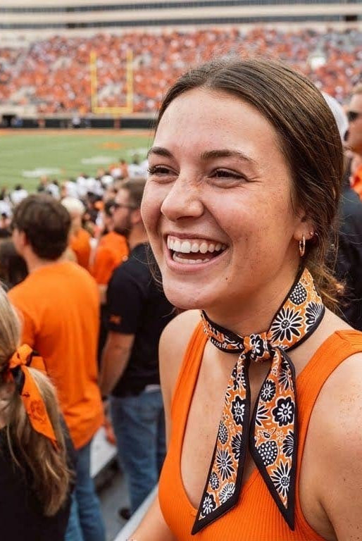 Skinny Scarf – Oklahoma State Cowboys-8- Accessory-Desden-Usher & Co - Women's Boutique Located in Atoka, OK and Durant, OK