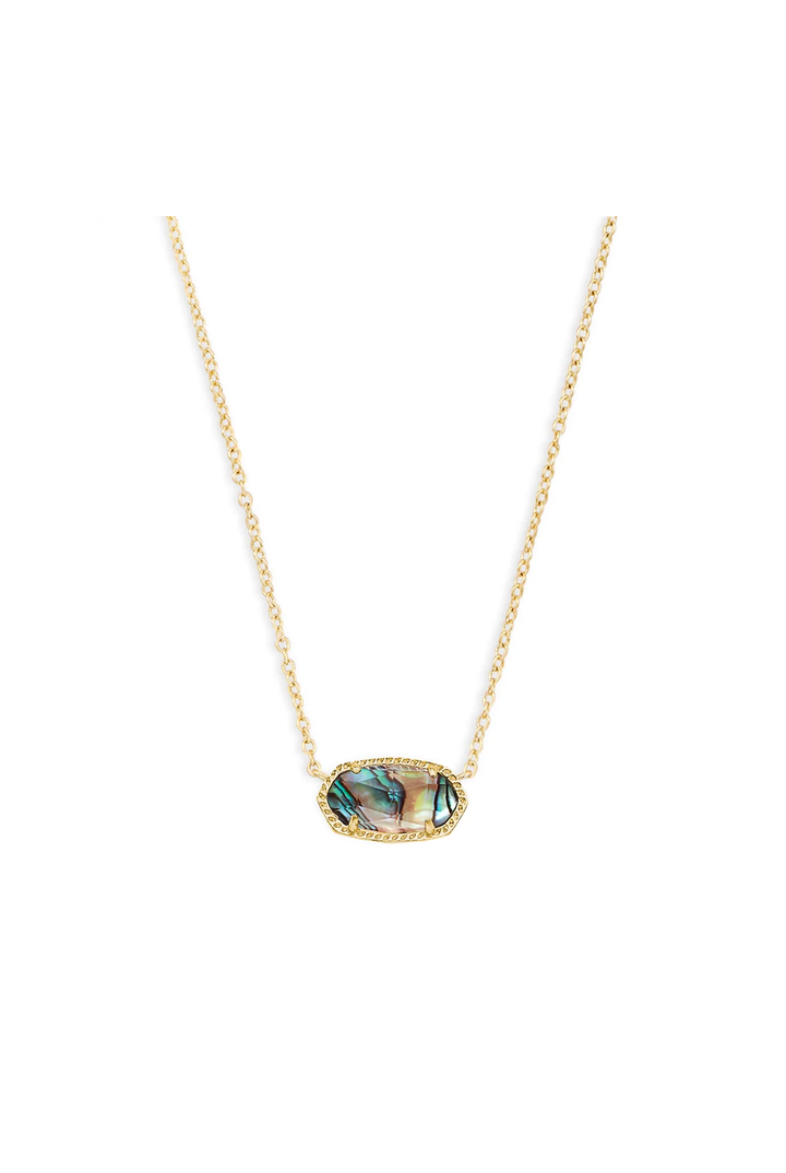 Kendra Scott: Elisa Necklace - Gold Abalone Shell-7- Jewelry-Kendra Scott-Usher & Co - Women's Boutique Located in Atoka, OK and Durant, OK