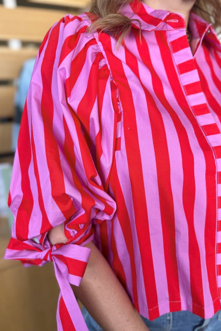 Bloom Blouse-1- Tops-ENTRO-Usher & Co - Women's Boutique Located in Atoka, OK and Durant, OK