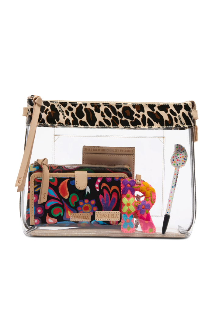 Consuela: Downtown Crossbody - Clear Mona-10- Bags/Wallets-CONSUELA-Usher & Co - Women's Boutique Located in Atoka, OK and Durant, OK
