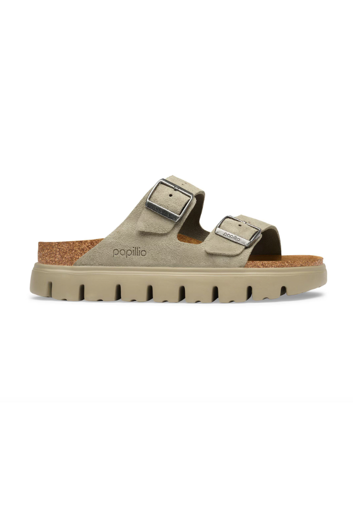 Birkenstock: Arizona Chunky Suede-Taupe Tonal-9- Shoes-Birkenstock-Usher & Co - Women's Boutique Located in Atoka, OK and Durant, OK