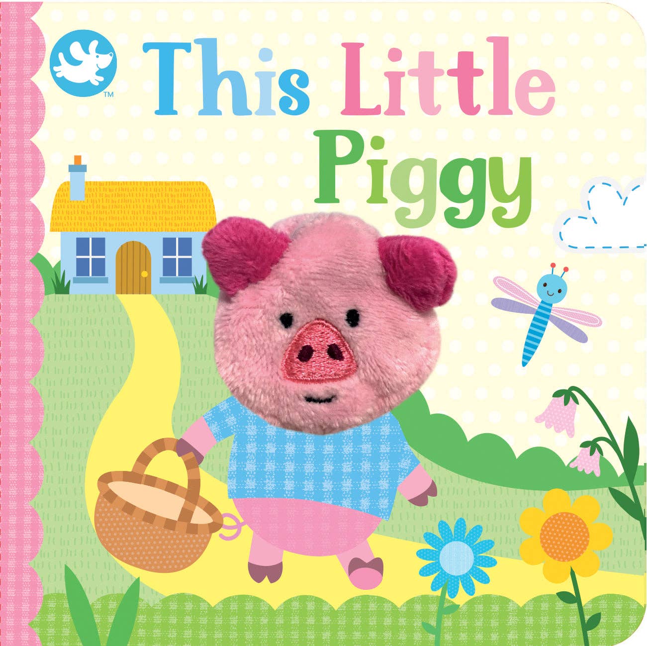 This Little Piggy Nursery Rhyme Finger Puppet Board Book-12- Baby/Kids/Men-Cottage Door Press-Usher & Co - Women's Boutique Located in Atoka, OK and Durant, OK