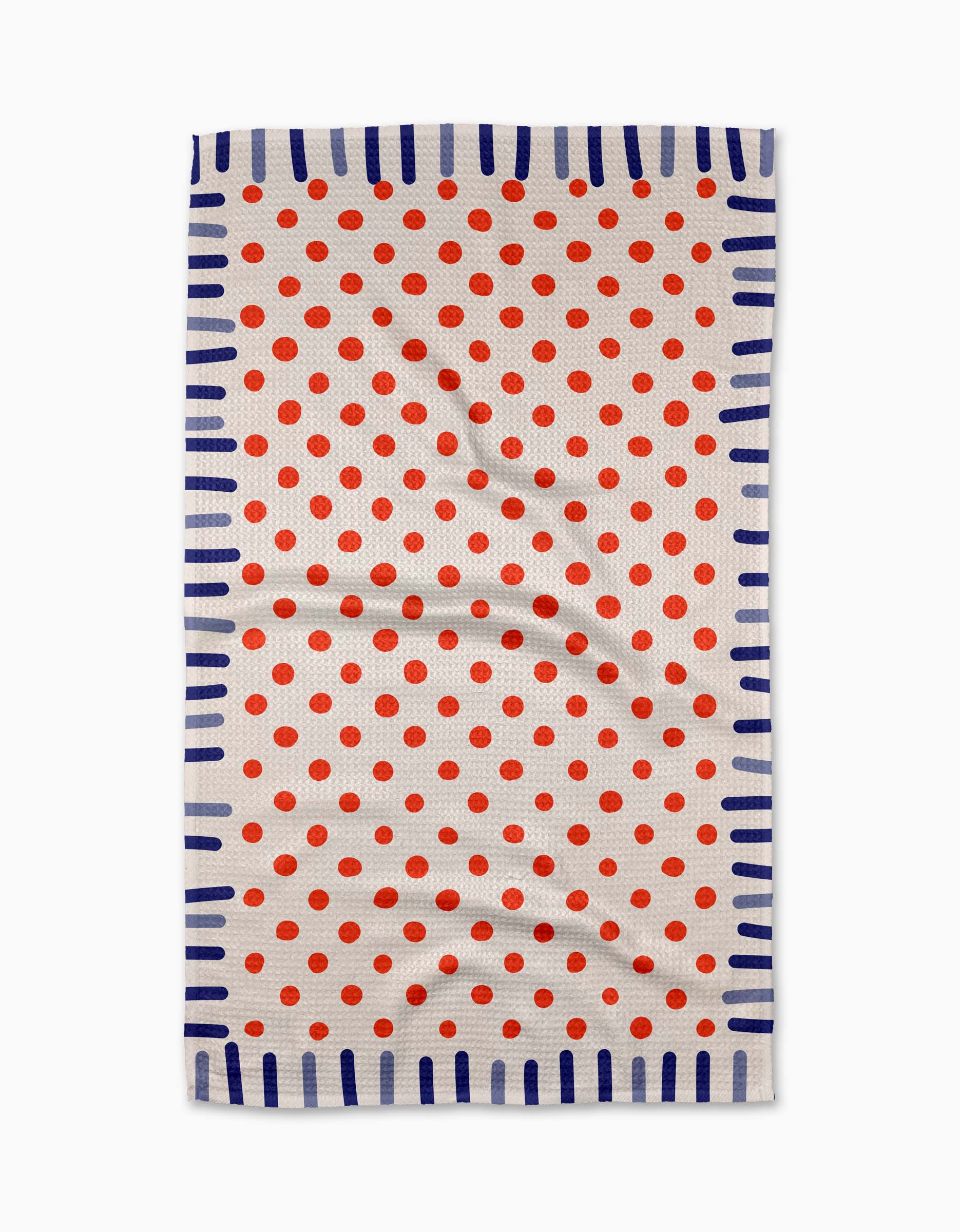 GEOMETRY: Navy Fringe Tea Towel-11- Gift/Home-Geometry-Usher & Co - Women's Boutique Located in Atoka, OK and Durant, OK