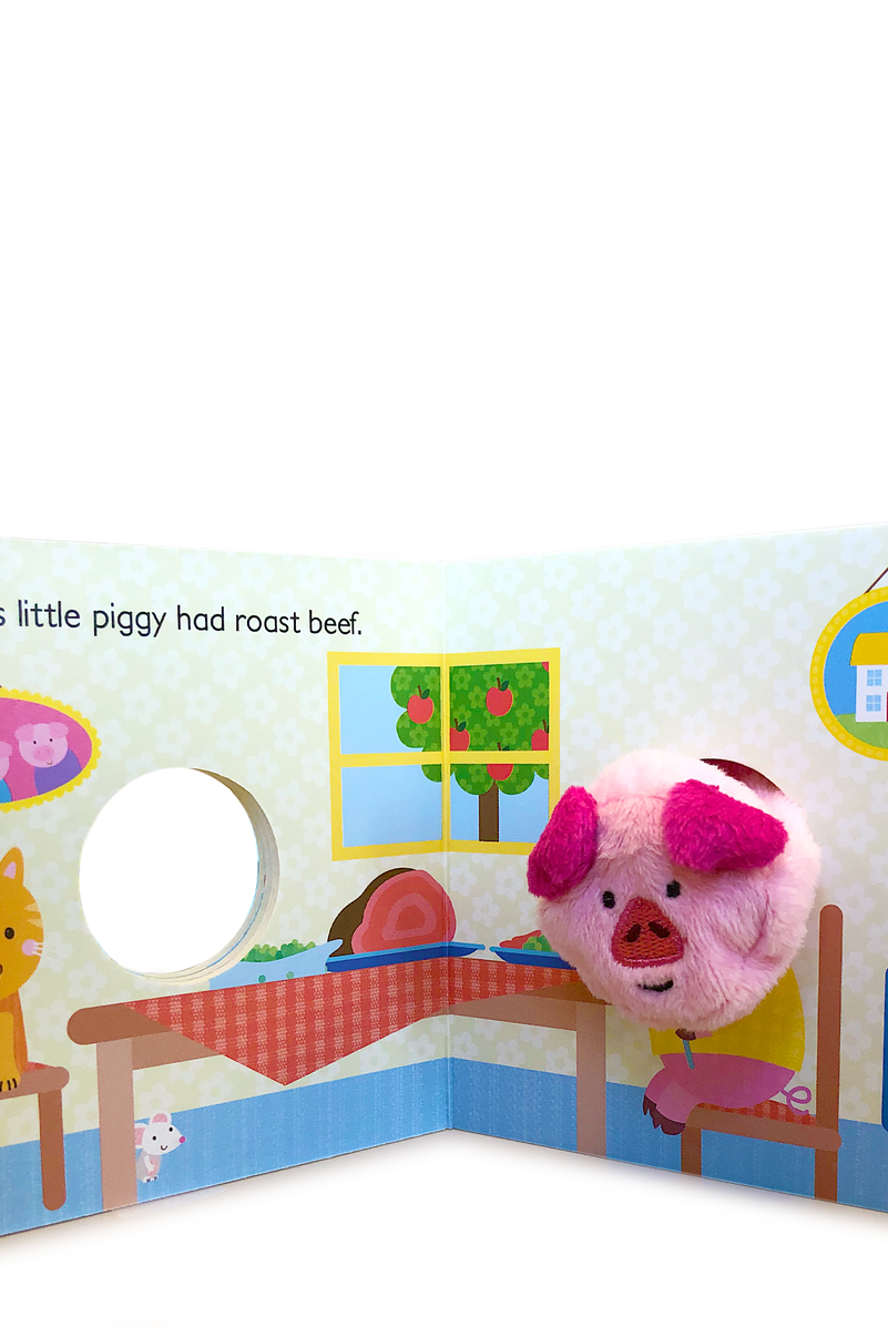 This Little Piggy Nursery Rhyme Finger Puppet Board Book-12- Baby/Kids/Men-Cottage Door Press-Usher & Co - Women's Boutique Located in Atoka, OK and Durant, OK